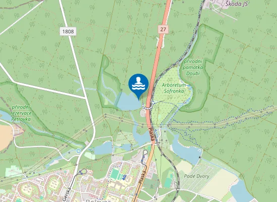 Map of Kamenný Rybník