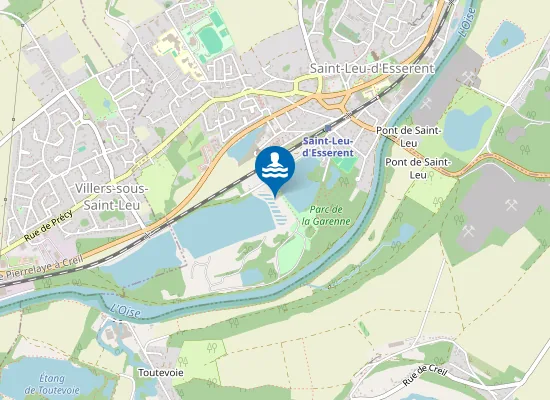 Map of BASE NAUTIQUE DE SAINT LEU D'ESSERENT