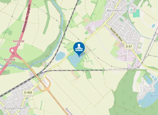 Map of ETANG DE LA CHAPELLE BEINHEIM