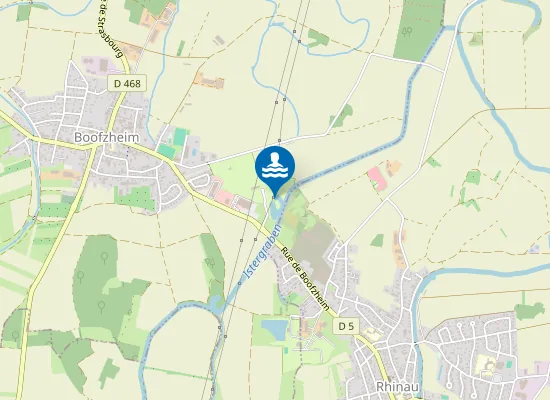 Map of BAIGNADE CAMPING DU RIED BOOFZHEIM