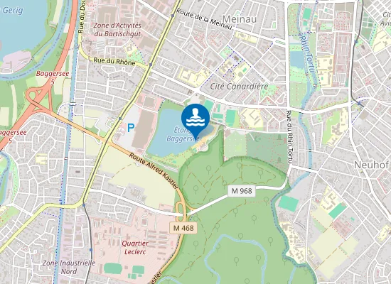 Map of LE BAGGERSEE ILLKIRCH