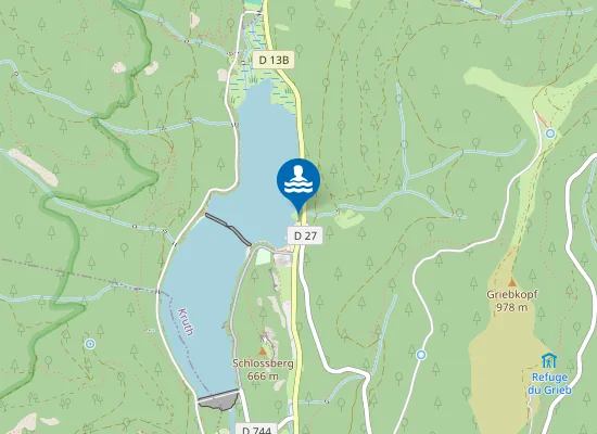 Map of LAC DE KRUTH WILDENSTEIN