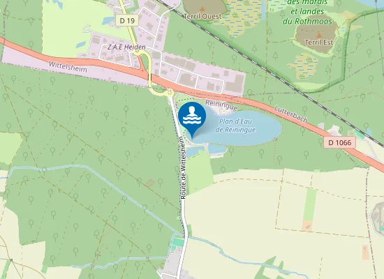 Map of PLAN D'EAU DE REININGUE