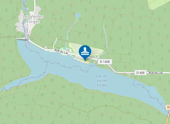 Map of LES VIEILLES FORGES