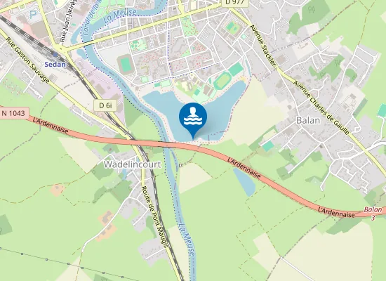 Map of NOUVELLE BAIGNADE DE SEDAN