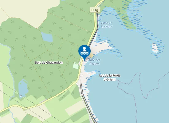 Map of LUSIGNY SUR BARSE