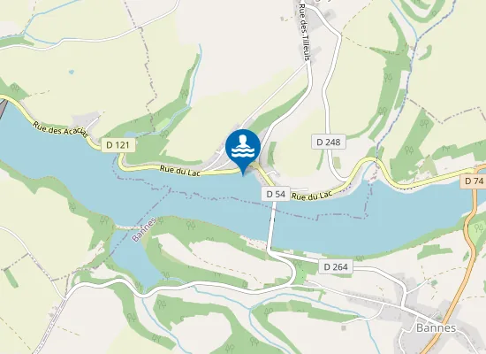 Map of LAC DE CHARMES