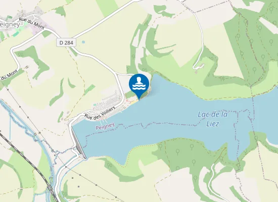 Map of LAC DE LA LIEZ