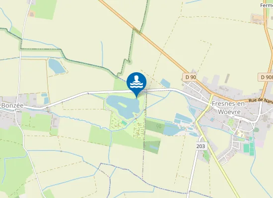 Map of BASE DE LOISIRS DU COL VERT