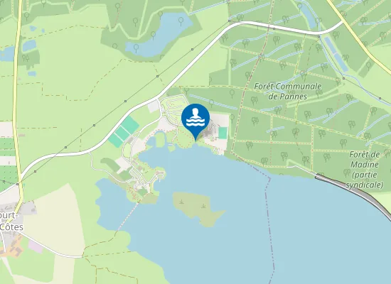 Map of MADINE - PLAGE HEUDICOURT