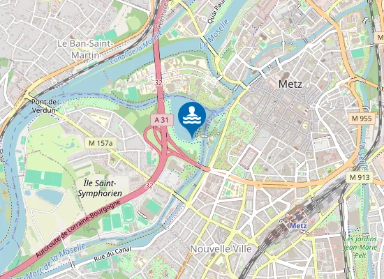 Map of PLAN D'EAU METZ