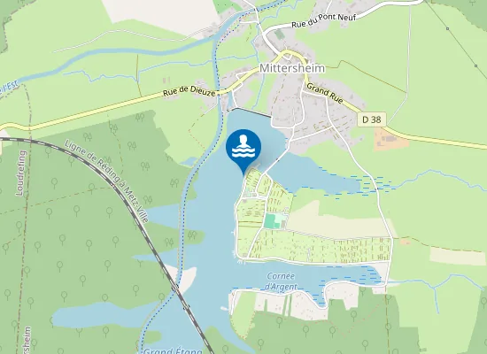 Map of ETANG DE MITTERSHEIM