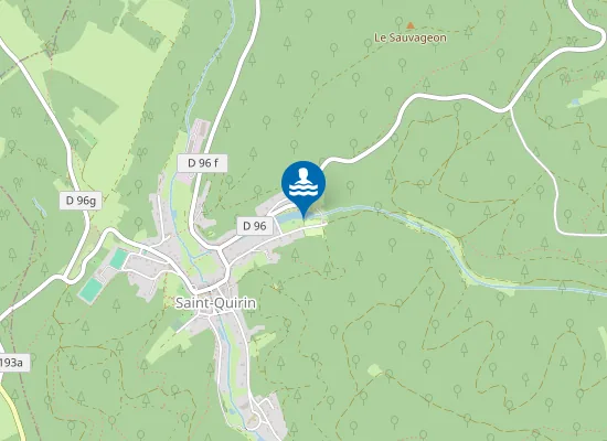Map of ETANG DE SAINT QUIRIN