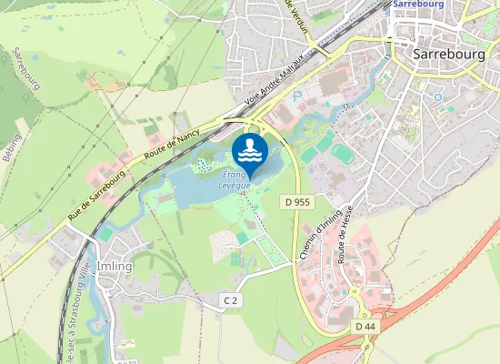 Map of CENTRE DE LOISIRS ETANG L'EVEQUE