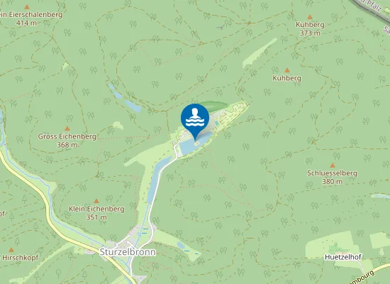 Map of ETANG DU TERRAIN DE CAMPING