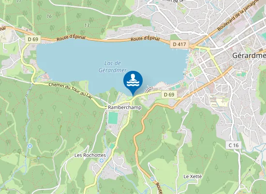 Map of LA TOCADE RAMBERCHAMP