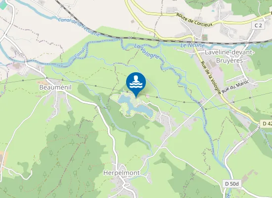 Map of CAMPING DES MESSIRES