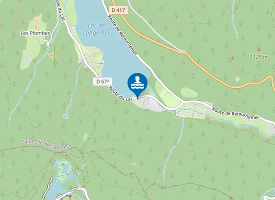 Map of BAIGNADE LA CLAIRIERE