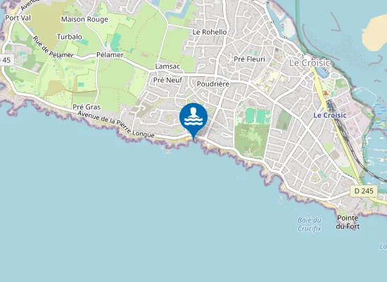 Map of LES SABLES MENUS