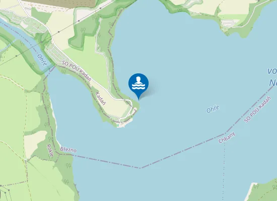 Map of VN NECHRANICE - TUŠIMICE