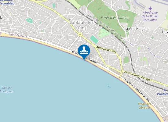 Map of FACE AV. DE LA GRANDE DUNE