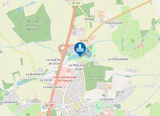 Map of PLAN D'EAU ROUTE DE RENNES