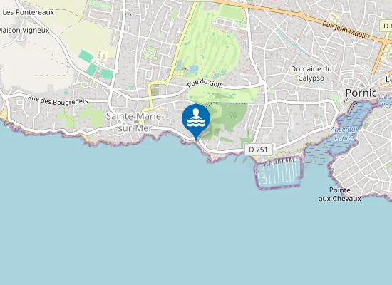 Map of LES GRANDES VALLEES