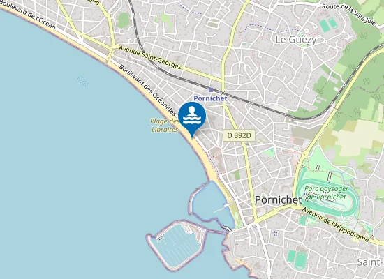 Map of PLAGE DES LIBRAIRES