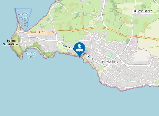 Map of PLAGE DES CHATELETS