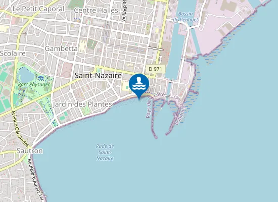 Map of GRANDE PLAGE DE SAINT-NAZAIRE