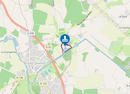 Map of PARC DE LOISIRS DE L'ETANG