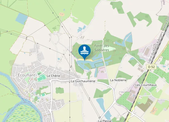 Map of LES SABLIERES