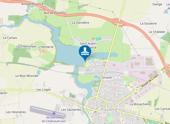 Map of ETANG DE SAINT AUBIN