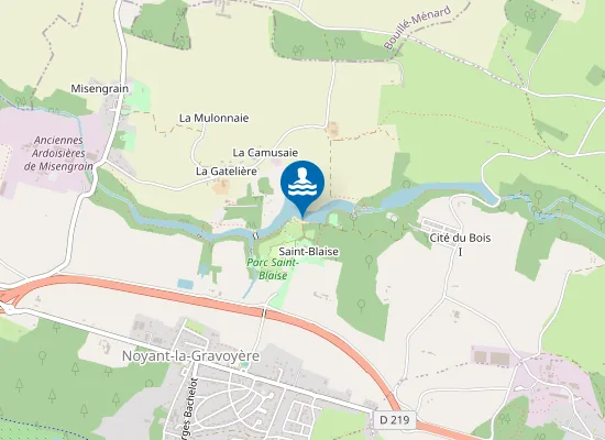 Map of ETANG DE SAINT BLAISE