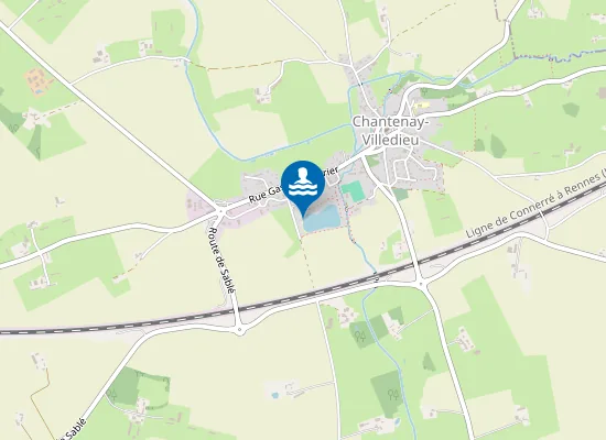 Map of PLAN D'EAU DE CHANTENAY VILLEDIEU