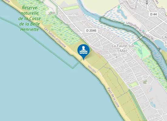 Map of LA GRAND PLAGE