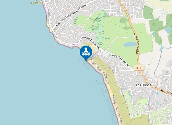 Map of LA NORMANDELIERE