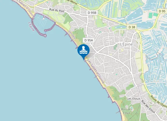 Map of SAINT JEAN SUD (LA CABANE)