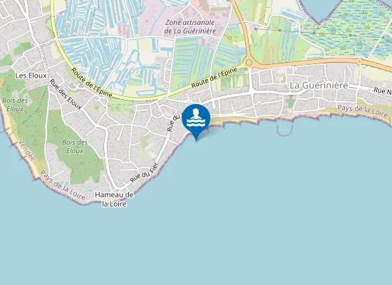 Map of LA CANTINE (Le Fier)