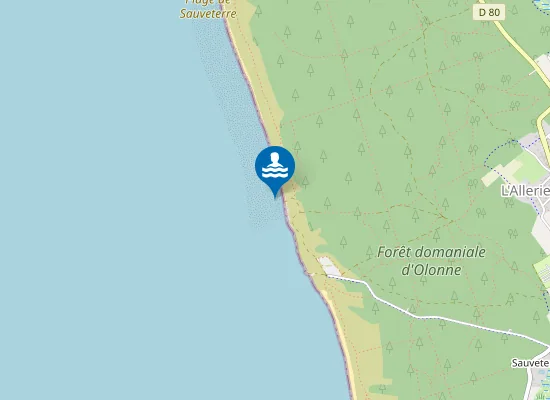 Map of SAUVETERRE