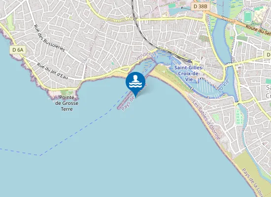 Map of GRANDE PLAGE ROCHEBONNE