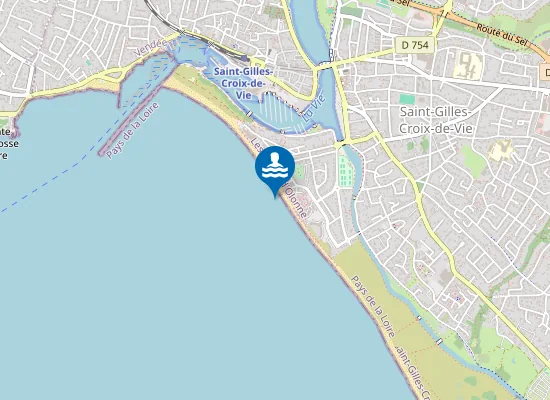 Map of GRANDE PLAGE MARINES