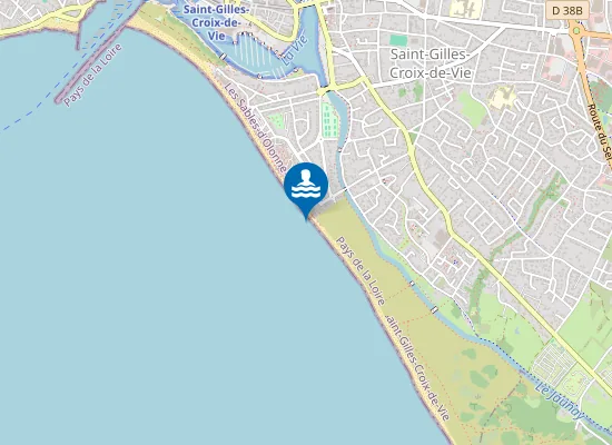 Map of GRANDE PLAGE Paterne