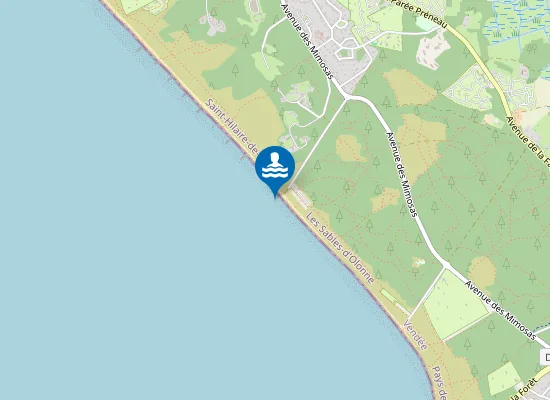 Map of LA PAREE PRENEAU