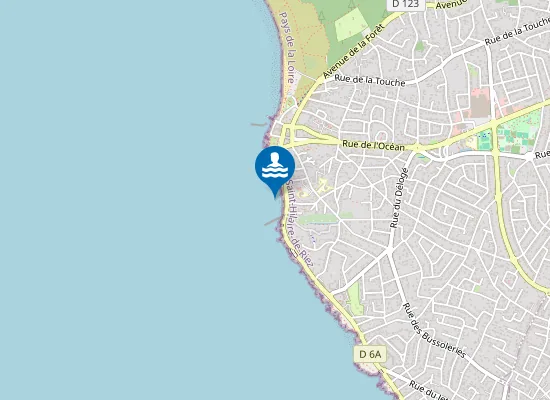 Map of LES CINQ PINEAUX