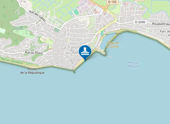 Map of LA GRANDE PLAGE