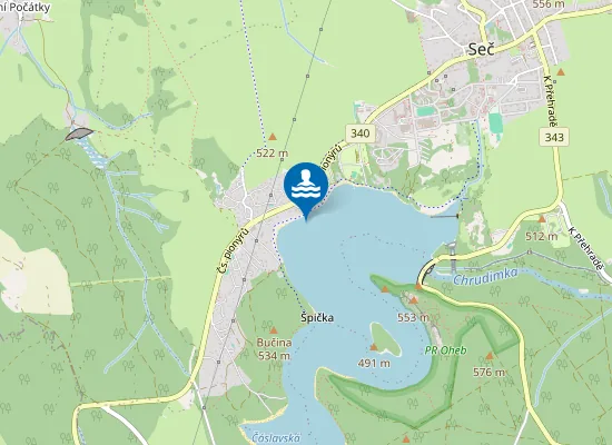 Map of VN SEČ SEMTÍN