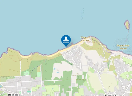 Map of LE GUEN-LANRUEN