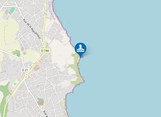 Map of CORPS DE GARDE