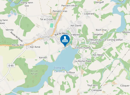 Map of RETENUE DU CORONG